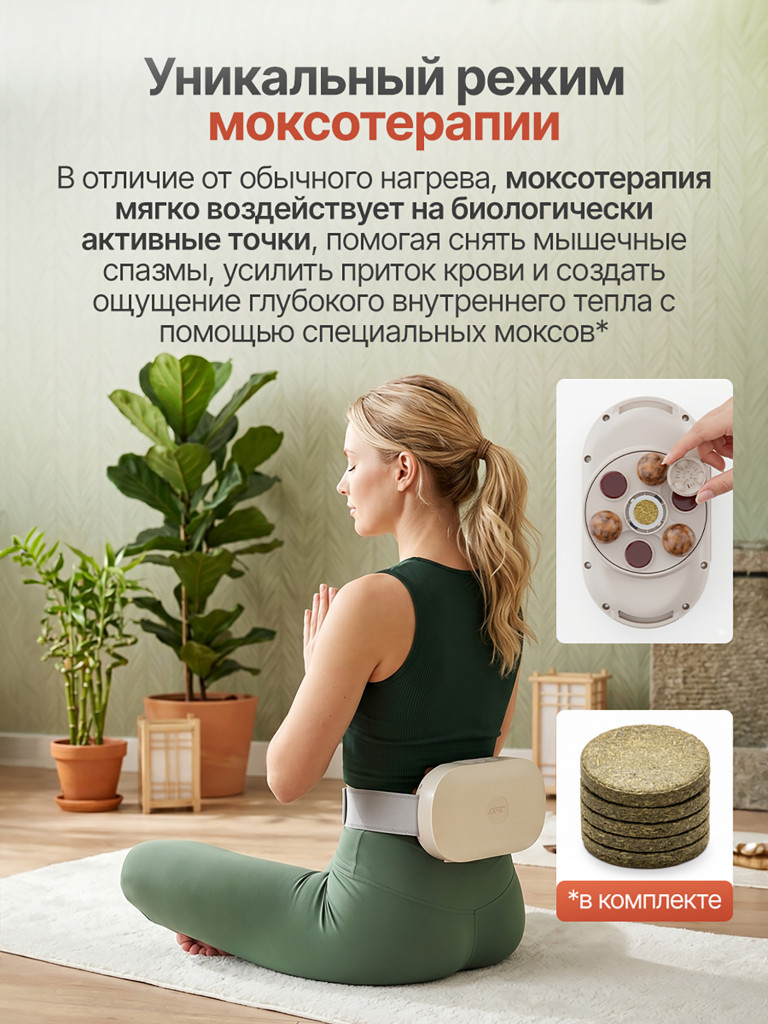 Вибромассажер для мышц кора и поясницы с функцией нагрева DFC VM-SQ-S1