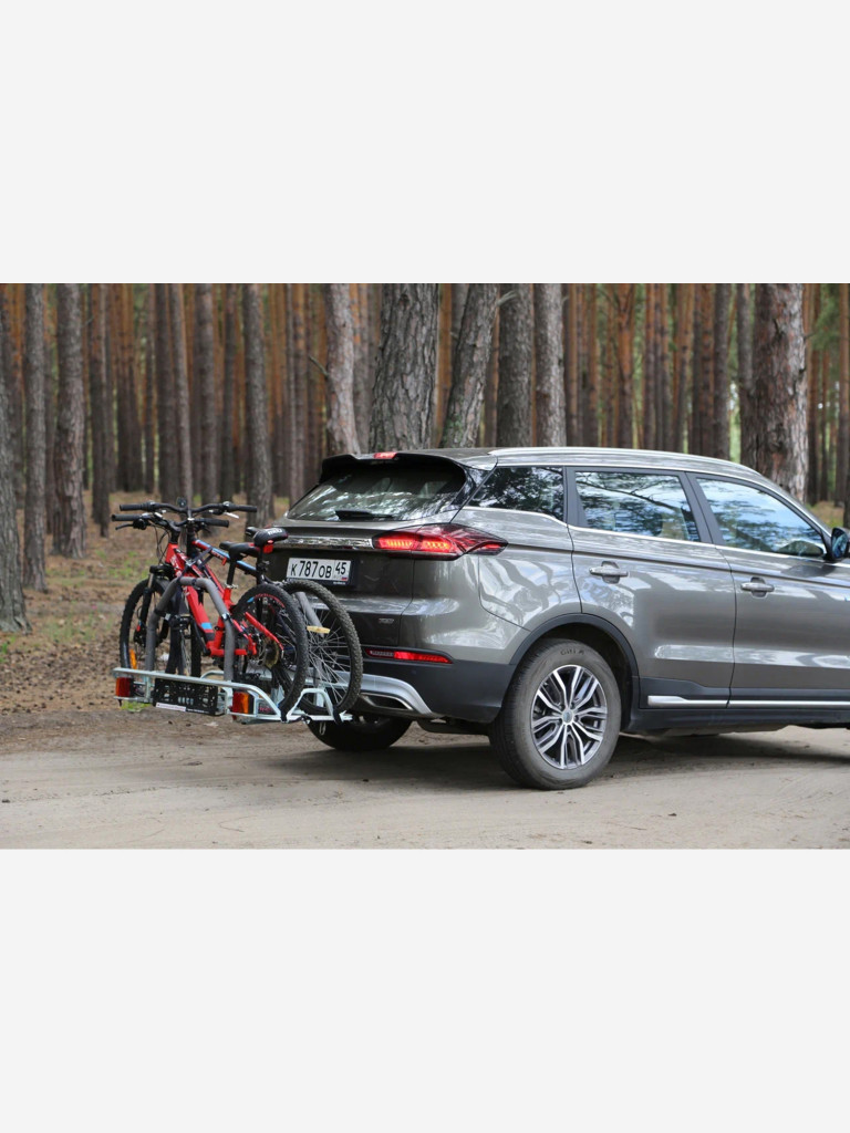 Автобагажник с быстросъемным замком на фаркоп НА ФАРКОПЕ