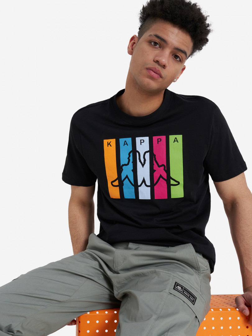 фото Футболка мужская kappa, черный