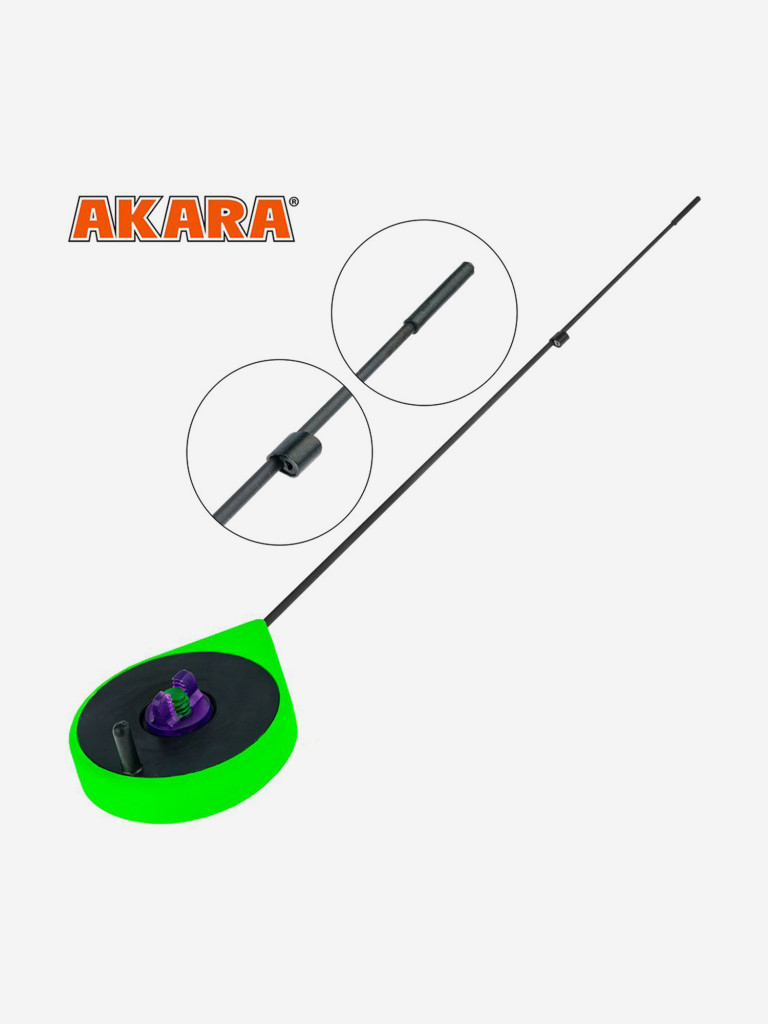 Удочка зимняя Akara Ultra Sport Green (хлыст карбон)