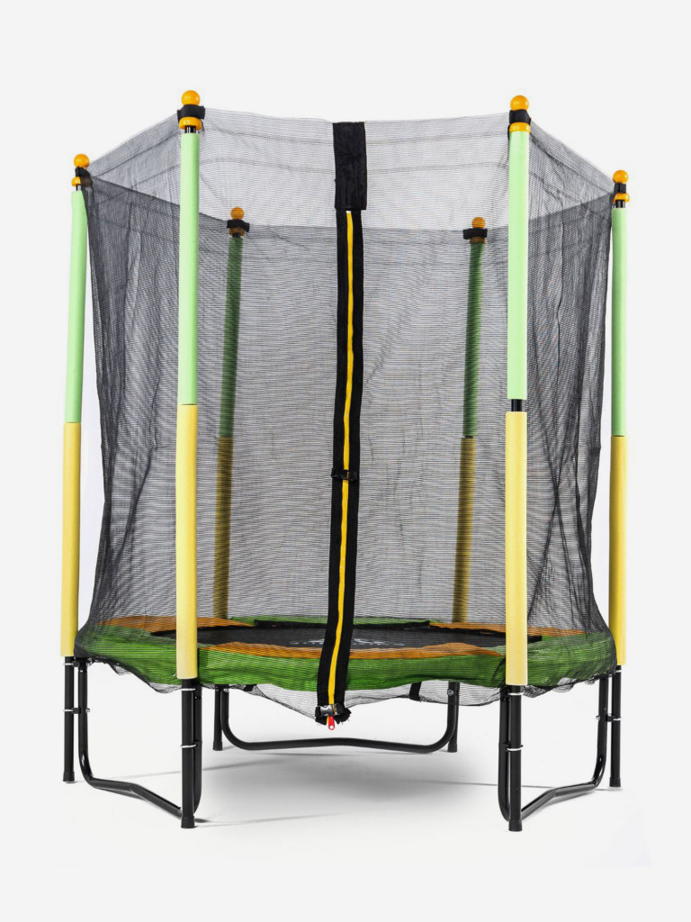 Батут DFC JUMP KIDS 55" зелено-желтый