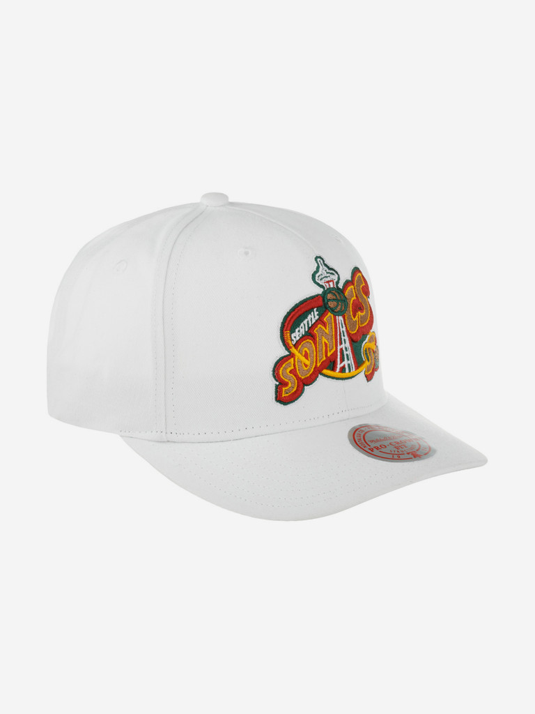 Бейсболка MITCHELL NESS HHSS5460-SSUYYPPPWHIT Seattle Supersonics NBA (белый)