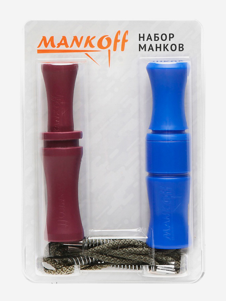 Набор Mankoff № 3. Манок на гуменника Kwanza(2140) + Манок на гуся Pioner(2130) + подвес на 2 манка