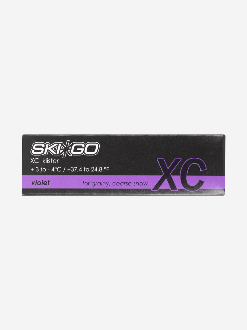 фото Клистер ski go xc klister violet +3/-4, 60 г, черный