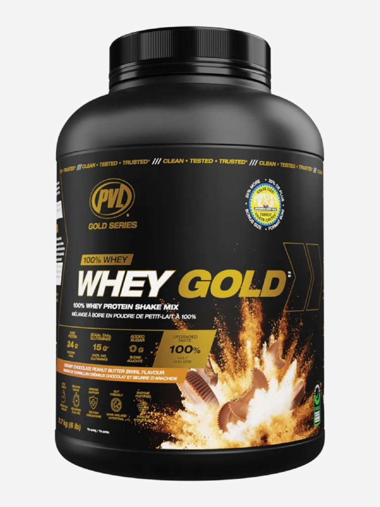 Протеин Pure Vita Labs WHEY GOLD, 2700 г, Шоколад-арахисовое масло