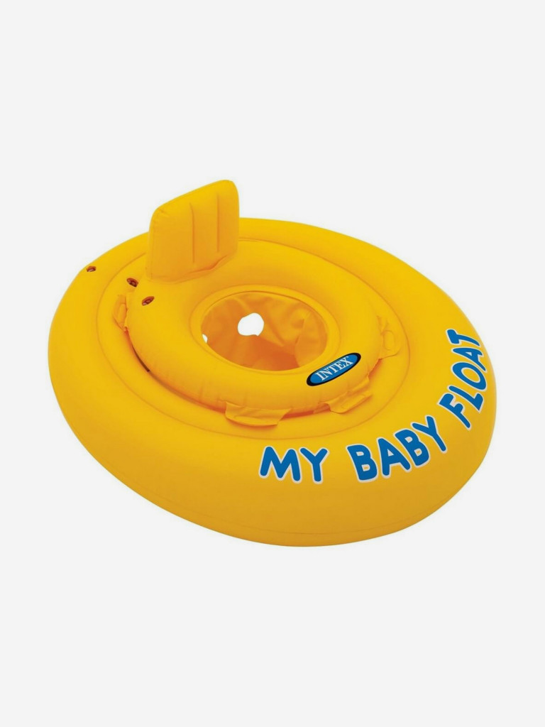 Круг для плавания INTEX 56585 "MY BABY FLOAT" 70 см (от 6-12 месяцев)