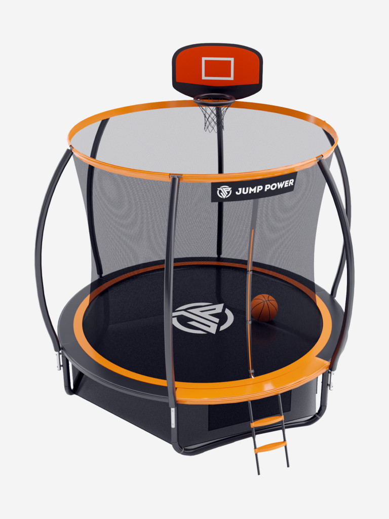 Батут Jump Power 8ft PRO Basket Orange