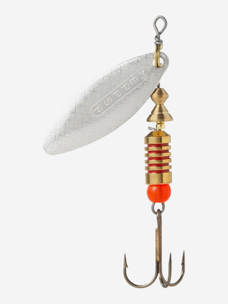 Блесна для рыбалки вертушка Mepps AGLIA LONG 1+ Silver, комплект из 5 штук