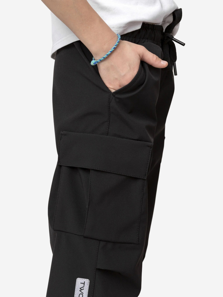 Брюки софтшелл для мальчика batik черный