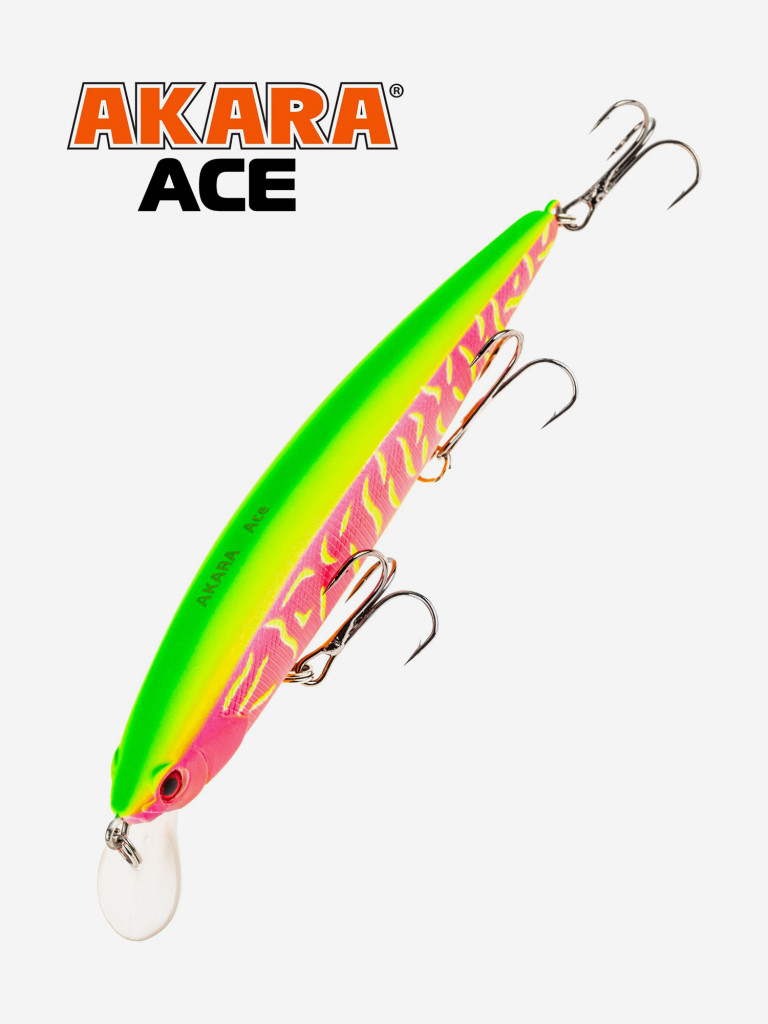 Воблер Akara Ace 110SP 15 гр. минноу, суспендер. твичинговый, на щуку, судака A207