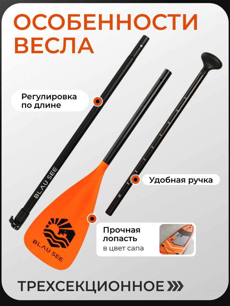 Сапборд надувной двухслойный BLAU SEE Moonlight 11,6