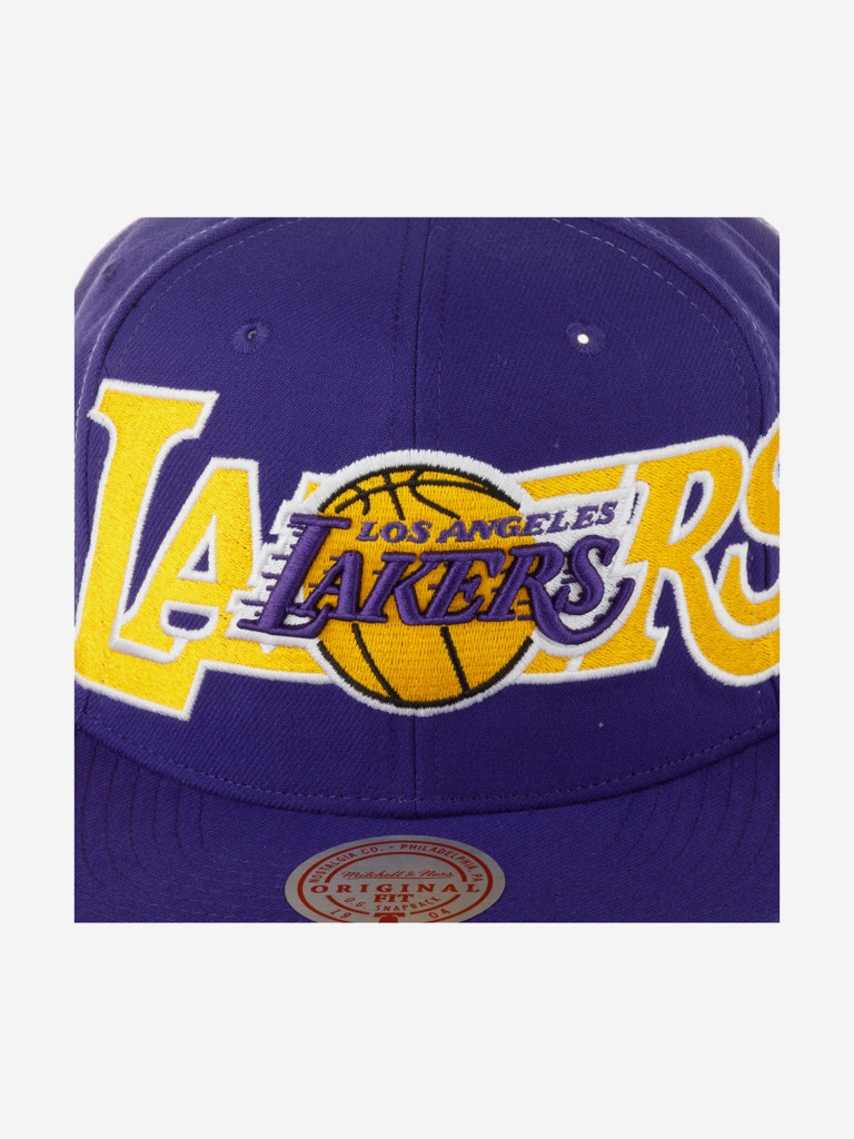 Бейсболка с прямым козырьком MITCHELL NESS HHSS7646-LALYYPPPPURP Los Angeles Lakers NBA (фиолетовый)