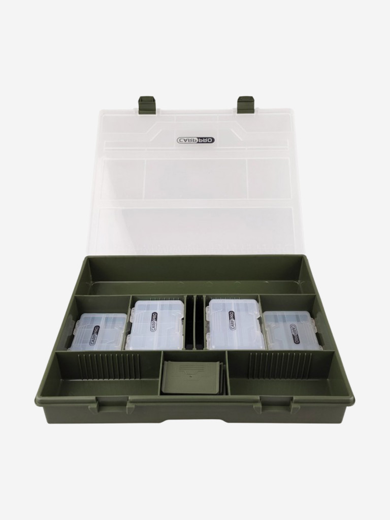 Коробка карповая Large Tackl комплект 1+6 коробок CARP PRO 365x310x58мм