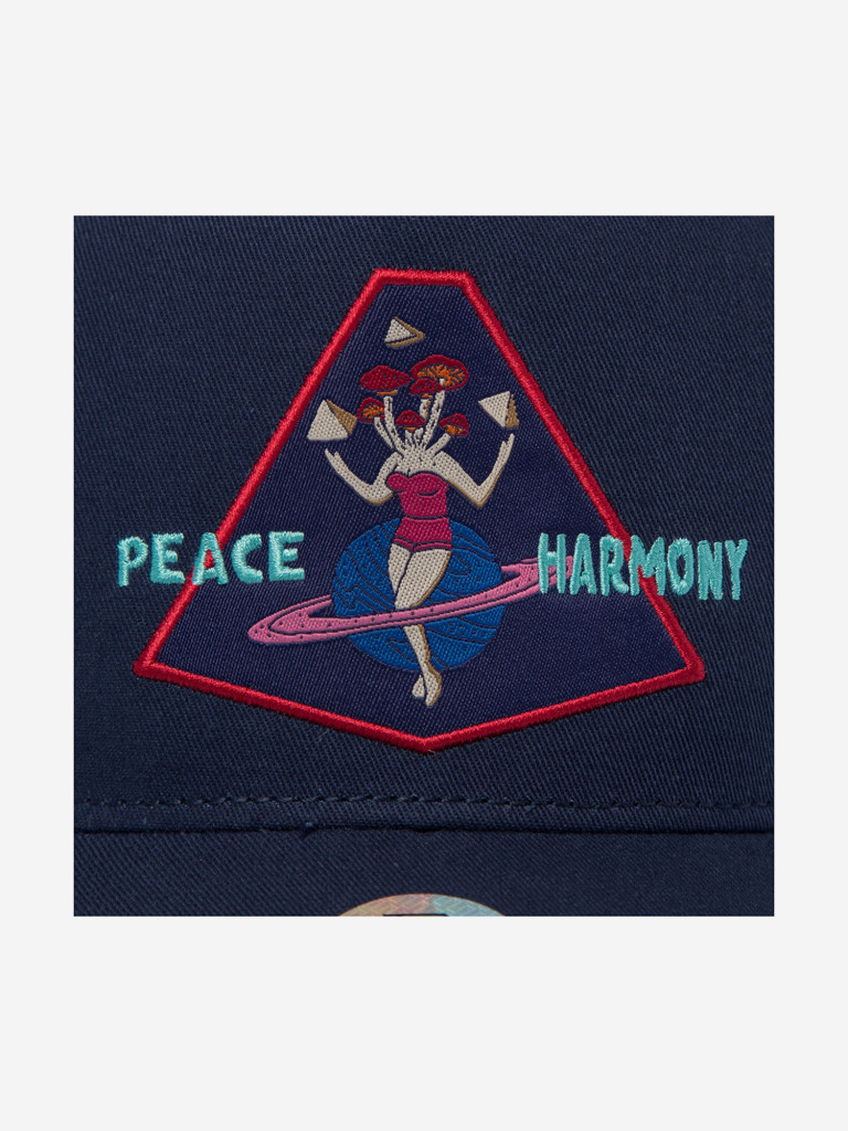 Бейсболка с сеточкой DJINNS HFT Peace Harmony (синий)