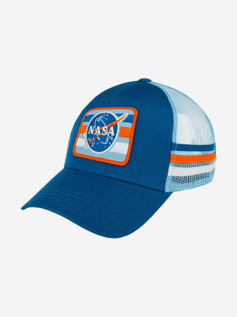 Бейсболка с сеточкой AMERICAN NEEDLE 21007A-NASA Space with NASA Tri-Color (синий)