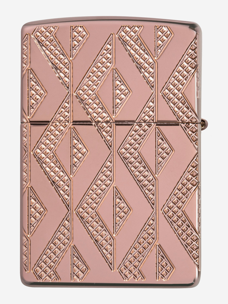 Зажигалка бензиновая ZIPPO 49702 Armor Geometric Diamond Pattern