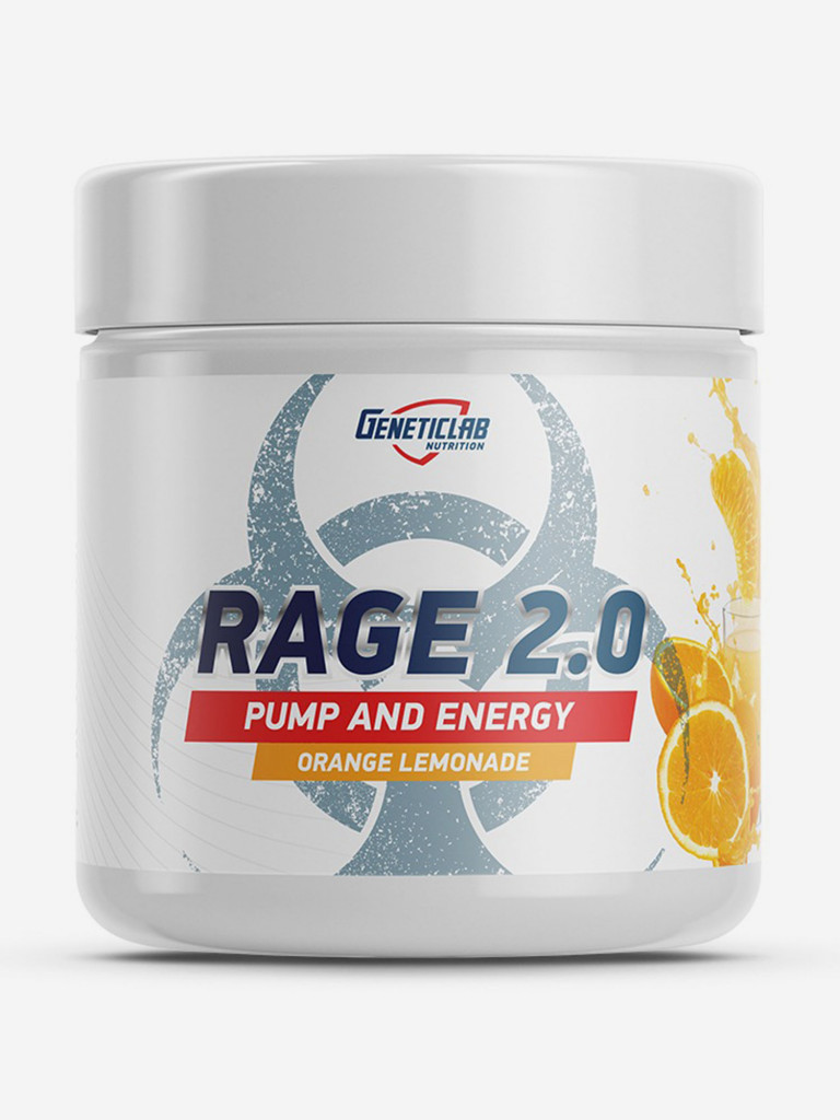 Энергетик RAGE 2.0 240 g Фанта Geneticlab Nutrition