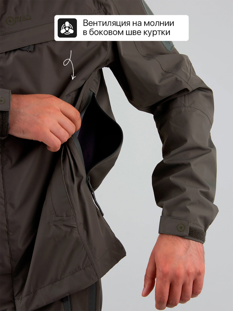 Костюм летний для охоты и рыбалки Монолит 7.62, олива