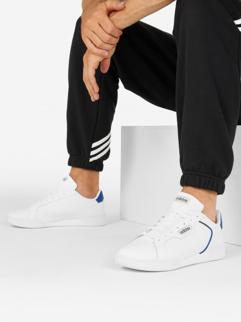 Кеды мужские adidas Roguera арт. FY8633 белый/белый цвет — купить за 2099  руб. со скидкой 70 %, отзывы в интернет-магазине Спортмастер