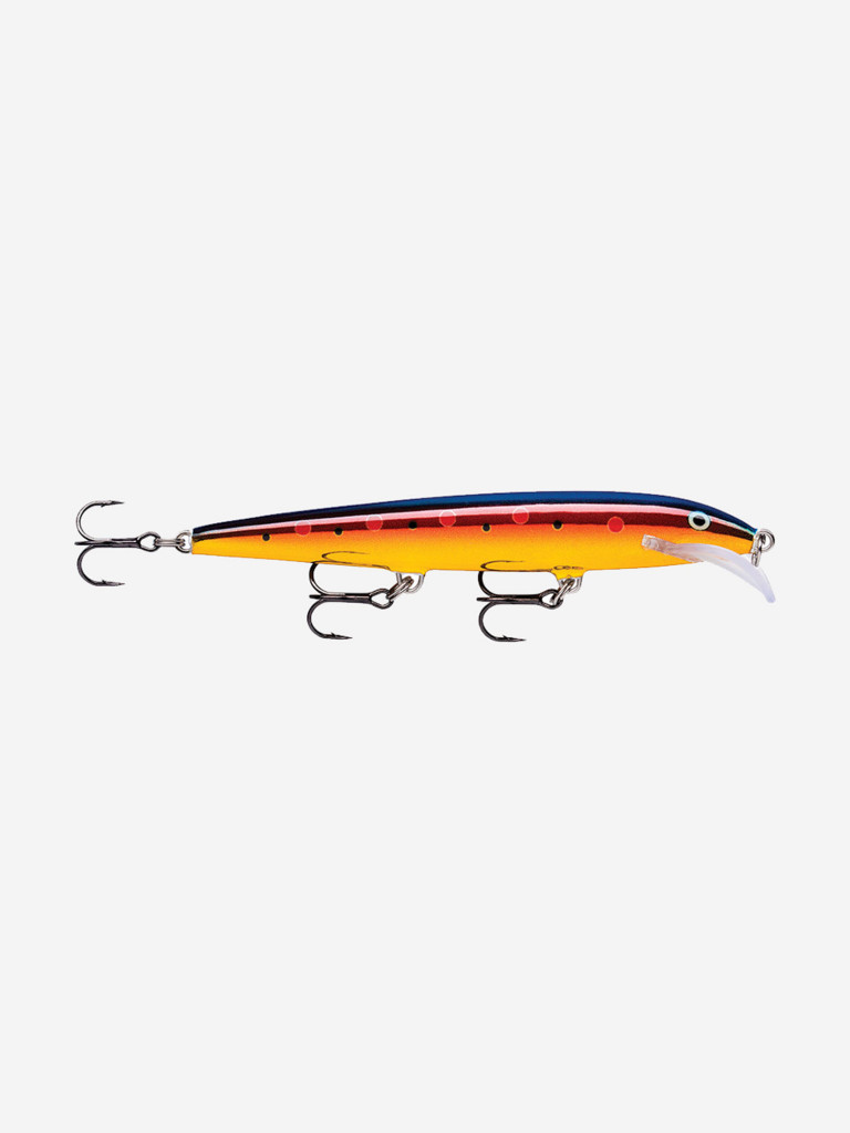 Воблер для рыбалки RAPALA Scatter Rap Minnow 11, 11см, 6гр, цвет GOL, плавающий