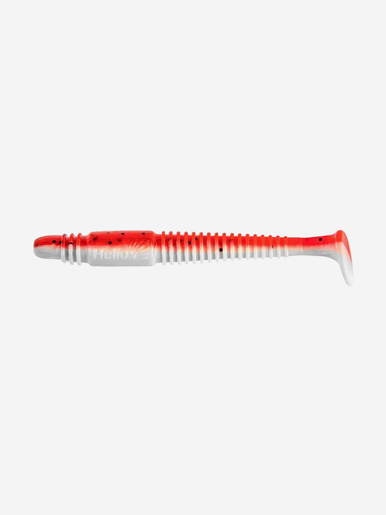 Мягкая приманка Helios Minoga, 3,75'' / 9,5 см, Red & White, 100 шт (HS-17-003-N)