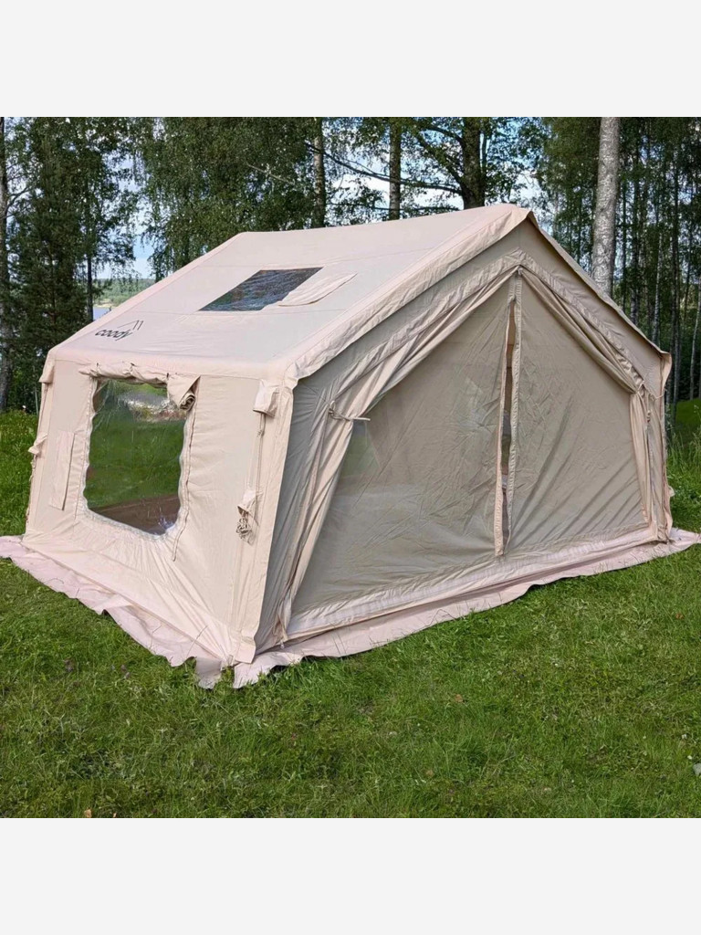 Надувная палатка Coody 10 Beige 2–6 человек