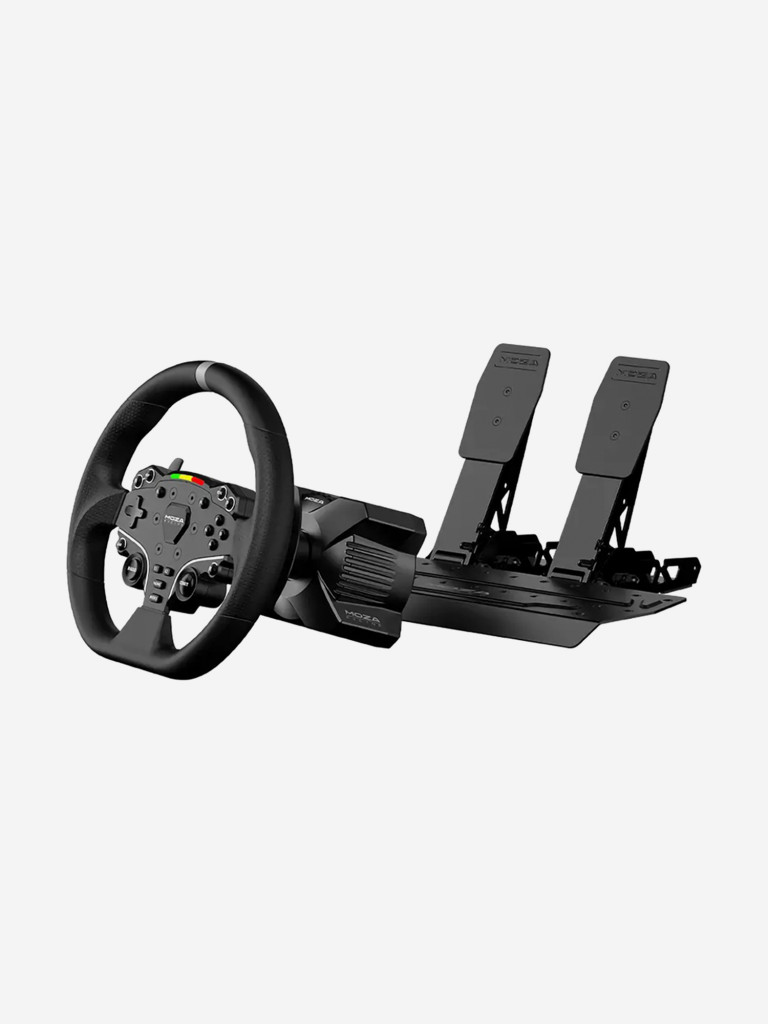 Игровой руль MOZA R3 Bundle rev.2 (R3 Base,ES Lite Wheel,SR-P Lite2 double Pedals,Table Clamp) RS074