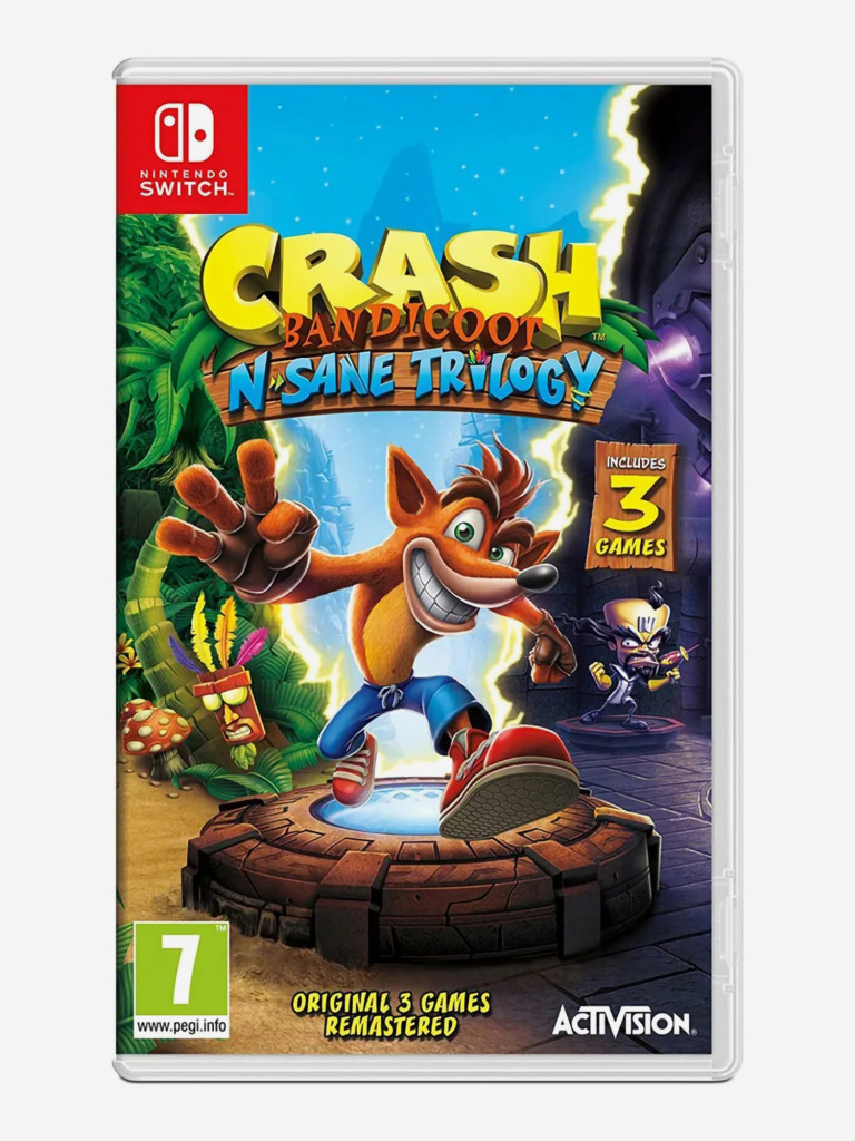 Видеоигра для Nintendo: Crash Bandicoot N. Sane Trilogy (Английская версия)