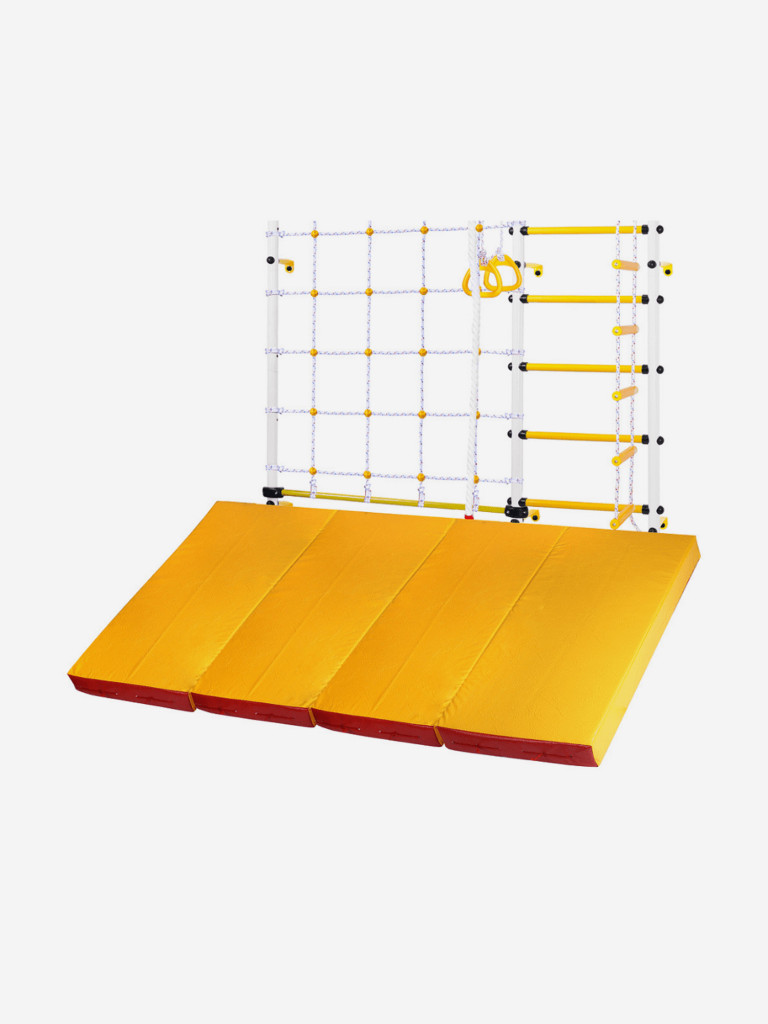 Мат для шведской стенки WestSport (100x200x10 см) Красно-желтый
