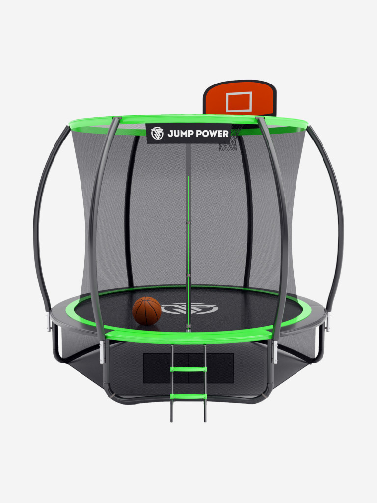 Каркасный батут Jump Power 8 ft Pro Inside Basket Green