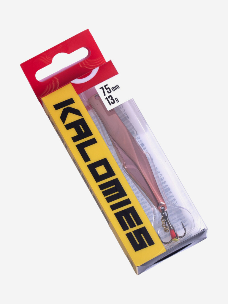 Блесна вертикальная зимняя Lucky John KALOMIES с цепочкой и тройником 75мм CS блистер