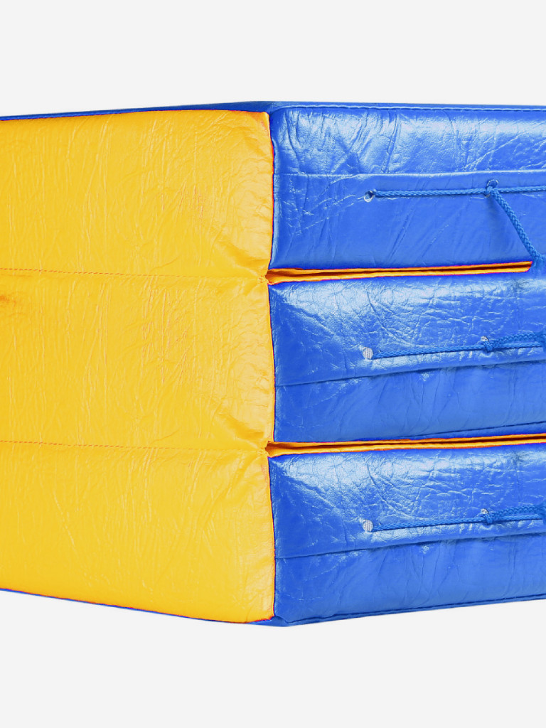 Мат для шведской стенки (100/150/10 см) Sportlim Сине-желтый