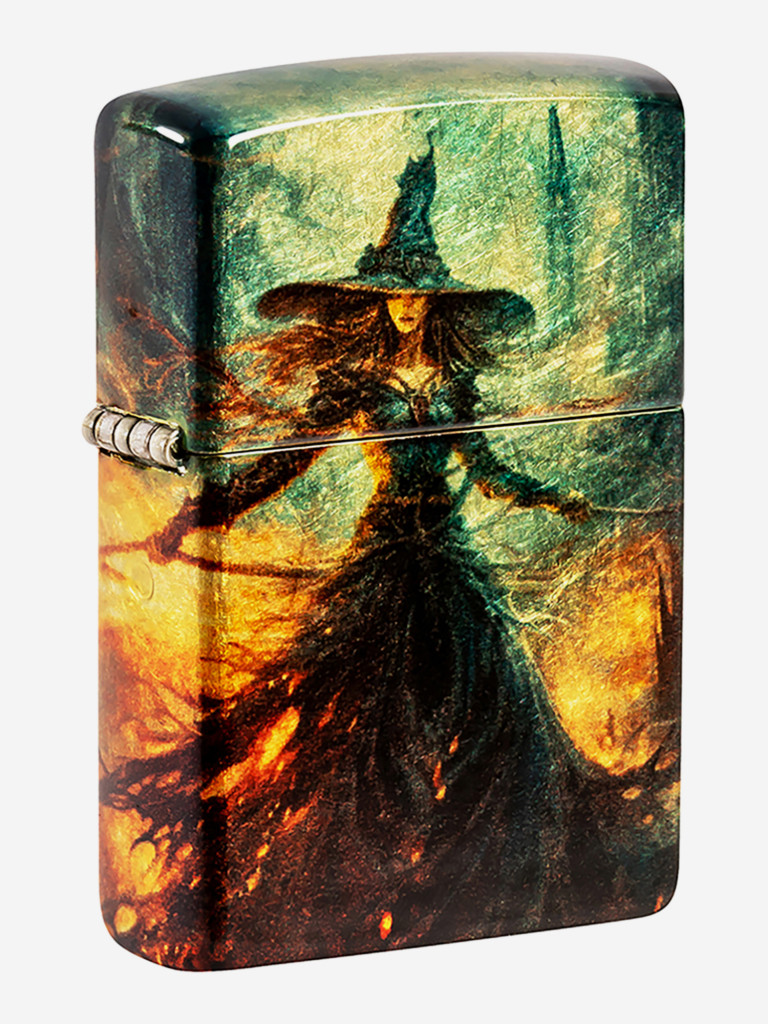 Зажигалка бензиновая ветроустойчивая Zippo Fire Mage 540 Tumbled Brass