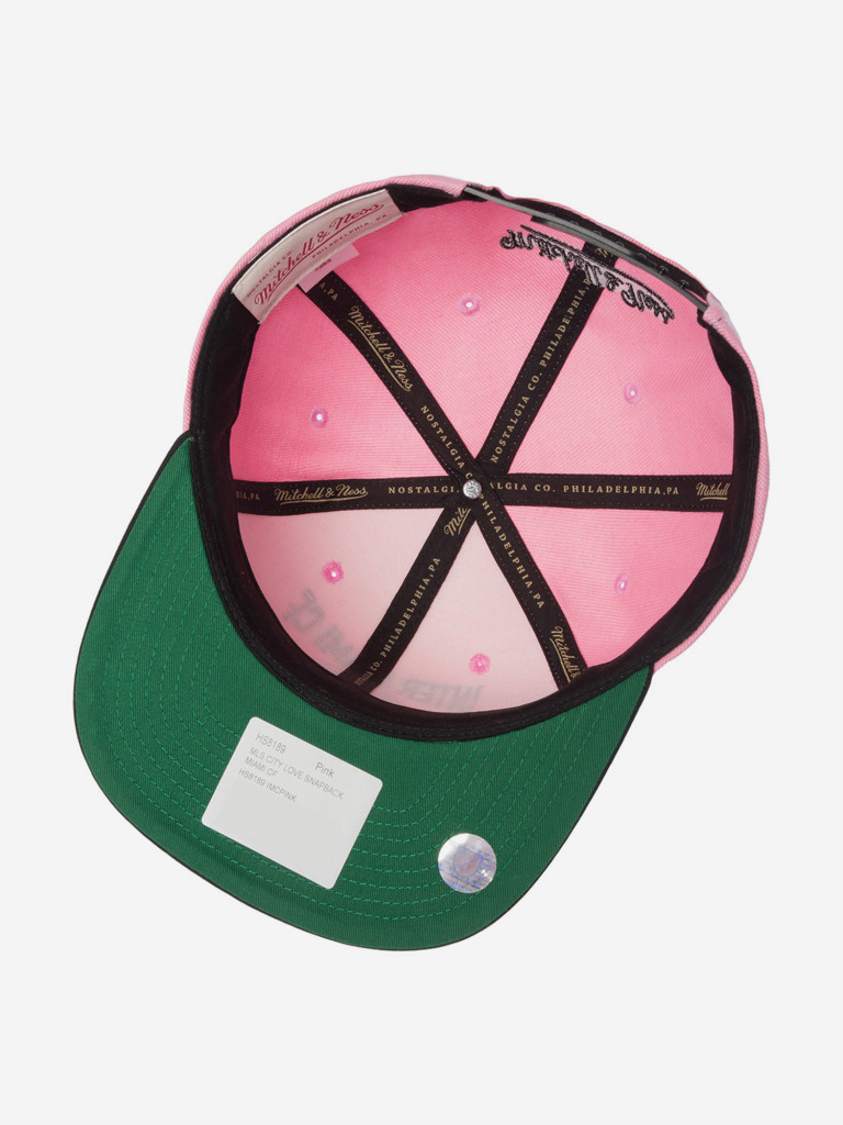 Бейсболка с прямым козырьком MITCHELL NESS HS8189-IMCPINK Inter Miami CF MLS (розовый)