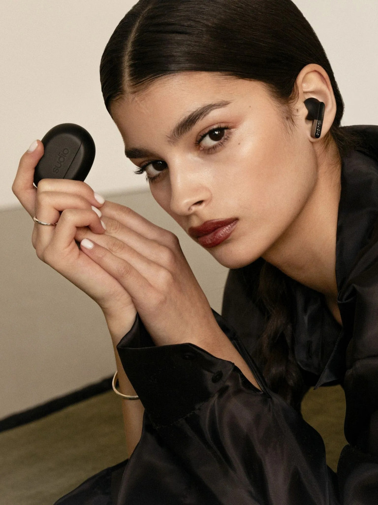 Беспроводные наушники Sudio N3 Pro In-Ear TWS Headphone с активным шумоподавлением, цвет: черный