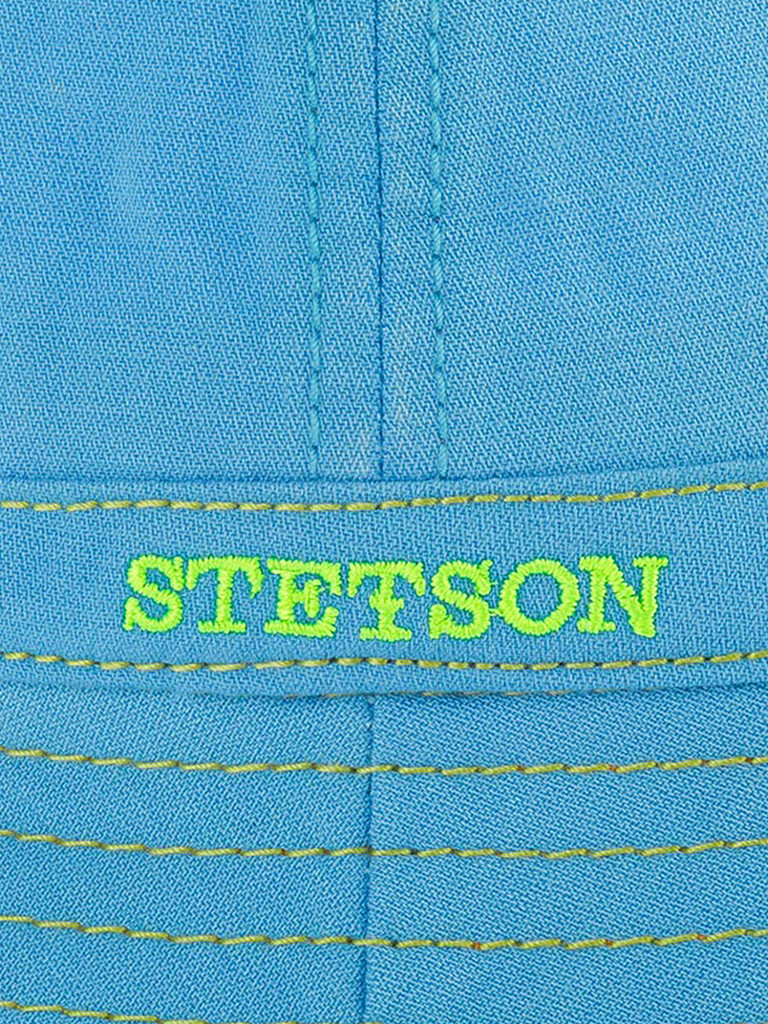 Панама STETSON 1891101 BUCKET COTTON LINEN (голубой)