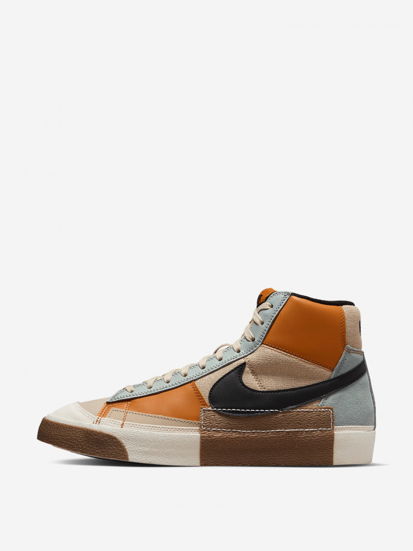 фото Кеды мужские nike blazer mid pro club, оранжевый