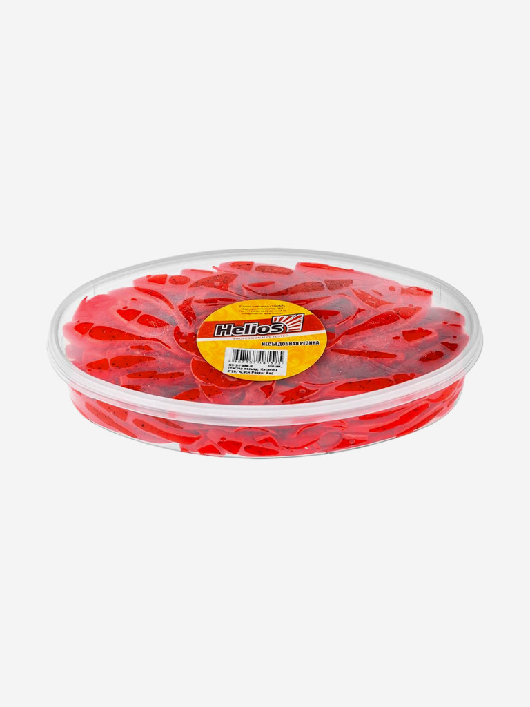 Мягкая приманка Helios Kasandra, 4,29'' / 10,9 см, Pepper Red, 100 шт (HS-34-030-N)