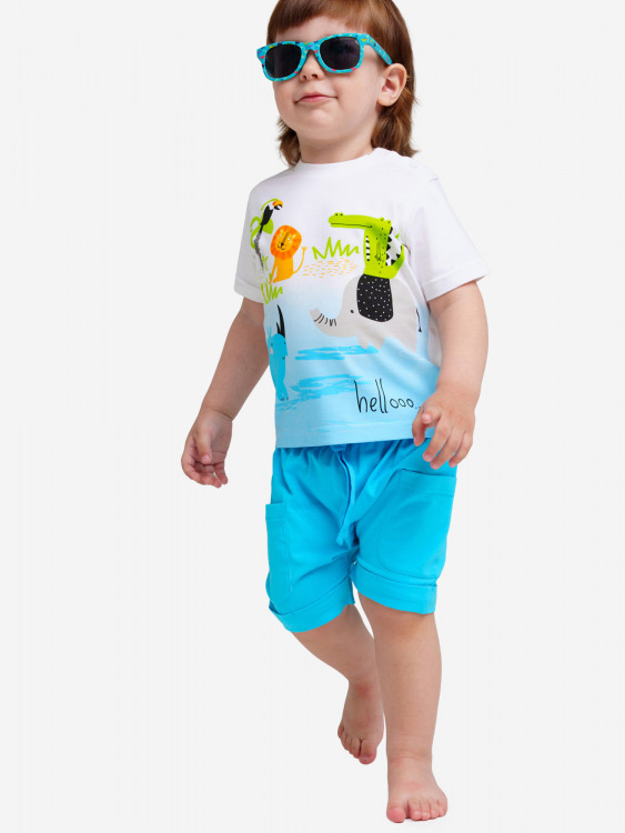 Комплект для мальчиков: футболка, шорты PlayToday