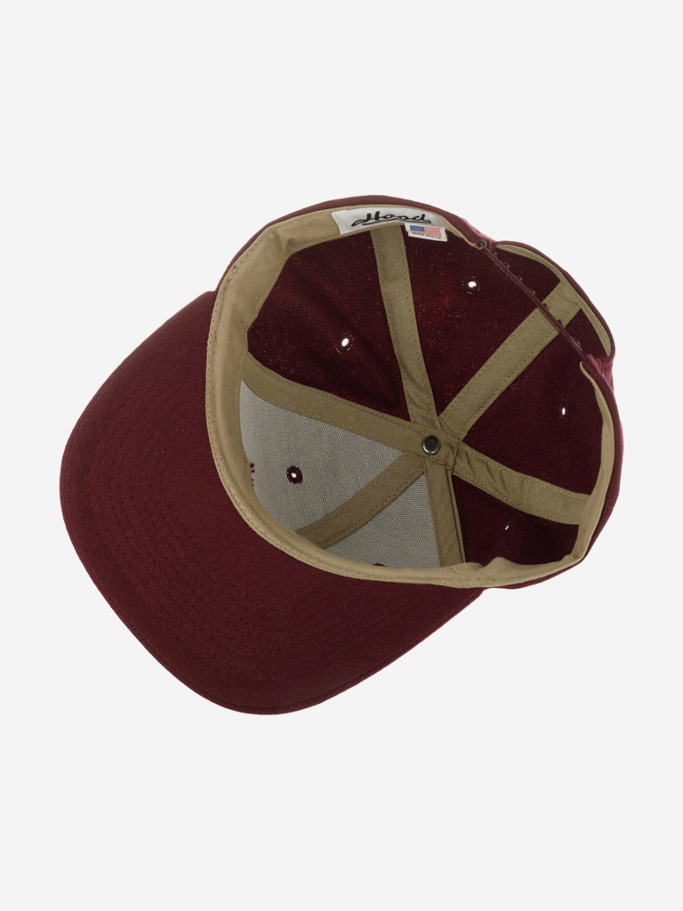Бейсболка с прямым козырьком HOOD 100-MWL045-HD001-MN Hood 3D VI (малиновый)