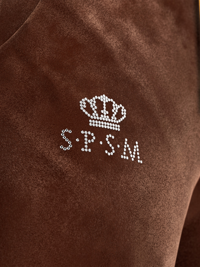 Коричневый велюровый костюм spsm