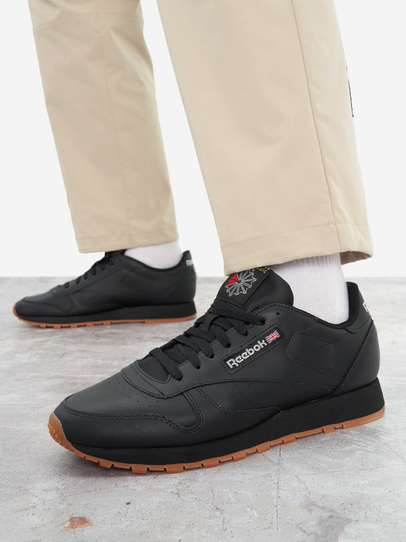Кроссовки мужские Reebok Classic Leather, Черный