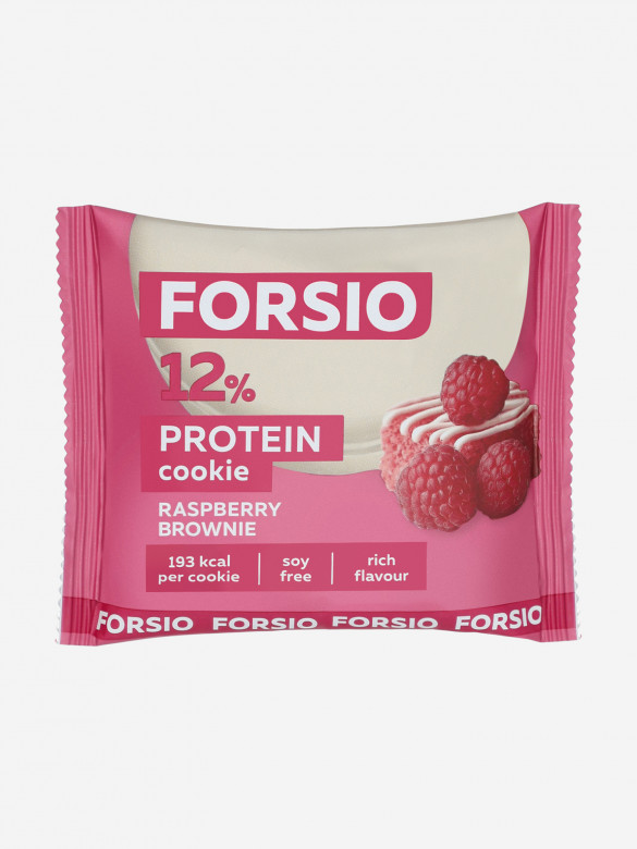 Печенье протеиновое Forsio "Малиновый брауни", 40 г