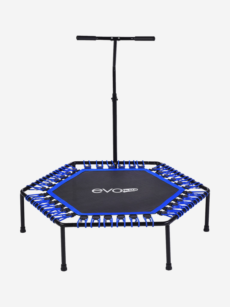 Батут спортивный для фитнеса и джампинга EVO JUMP PRO, синий