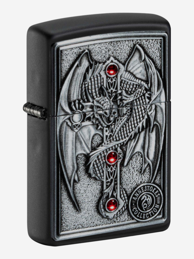 Зажигалка бензиновая ZIPPO 49755 Winged Dragon Cross