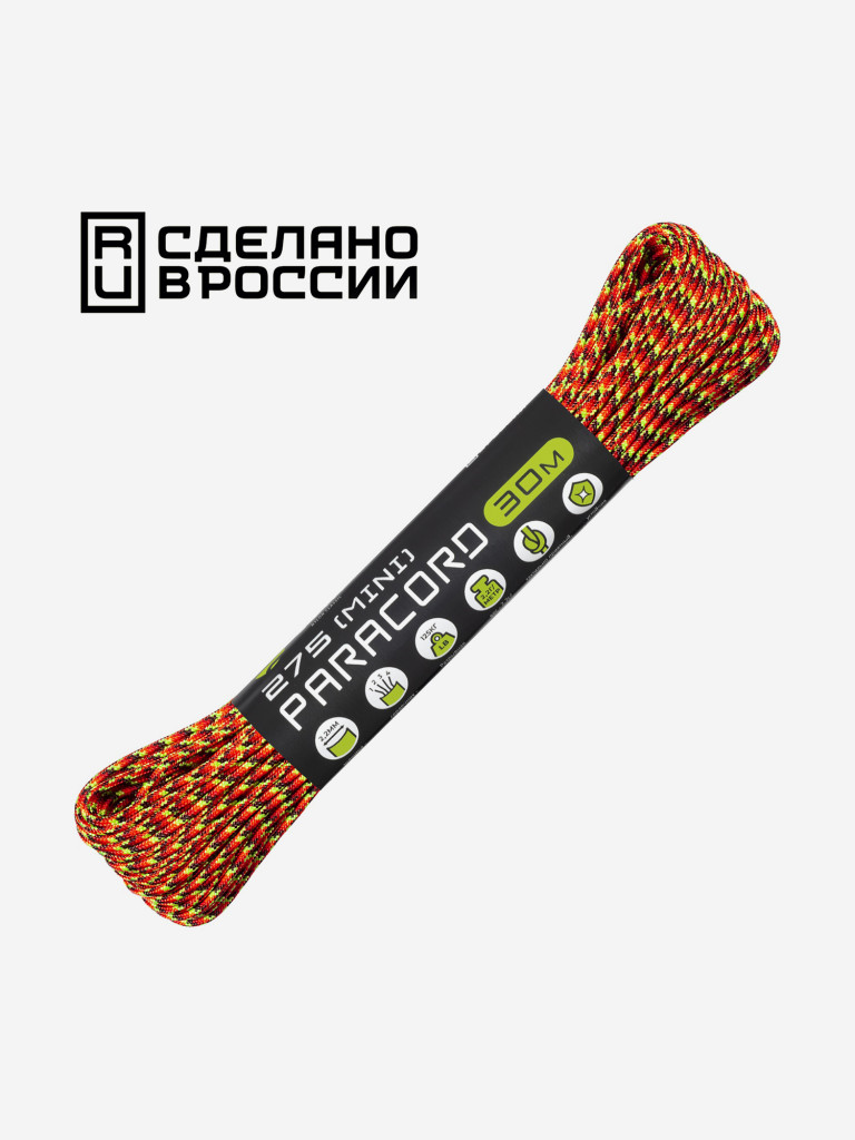 Паракорд 275 (мини) CORD nylon 30м RUS (fireball)
