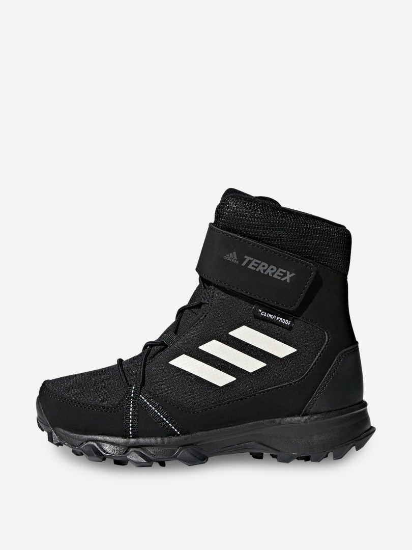 фото Ботинки утепленные для мальчиков adidas terrex snow cf cp cw, черный