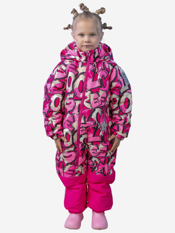 Кобинезон детский batik Марион принт розовый