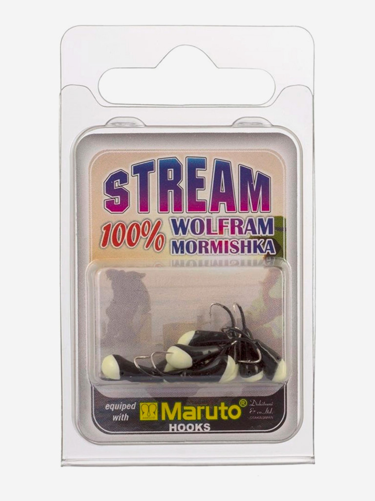 Мормышка Helios вольфрамовая Чесночинка с отверстием крашеная 4мм 1,12г 10Р фосфорная (MW-1540-10P), 10 штук в упаковке