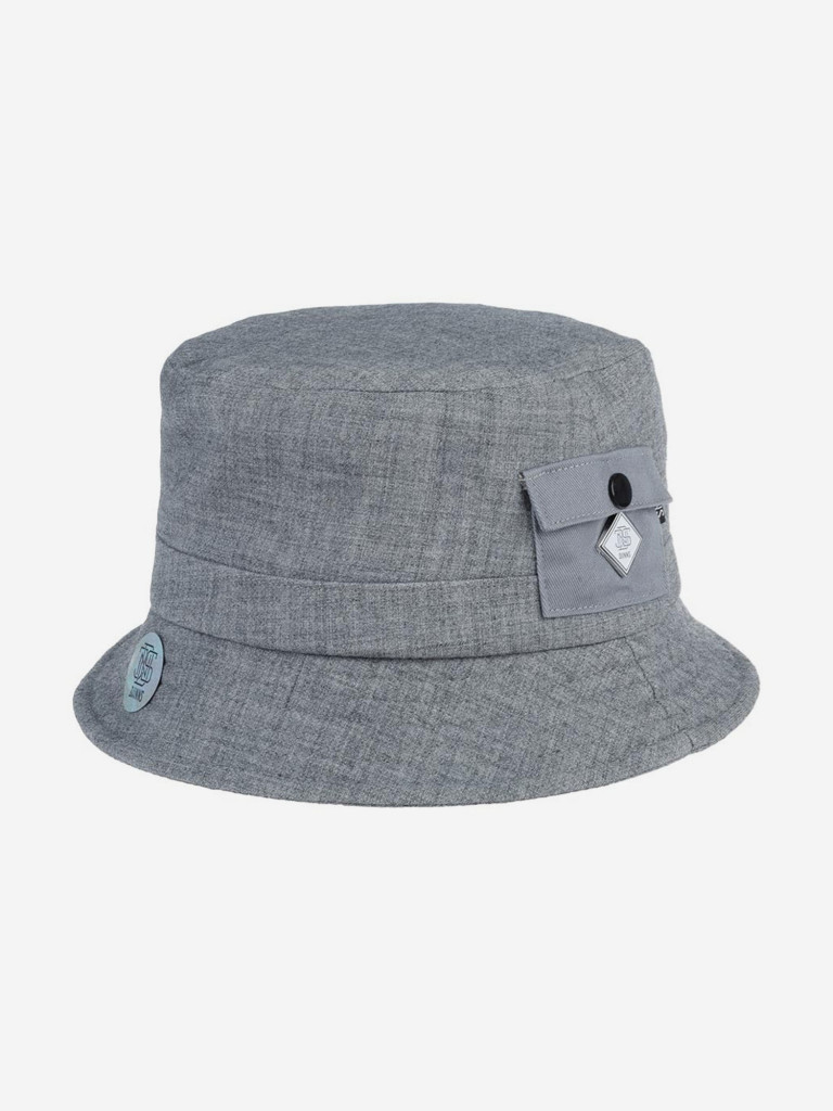 Панама DJINNS Bucket Hat WoolMelange (серый)